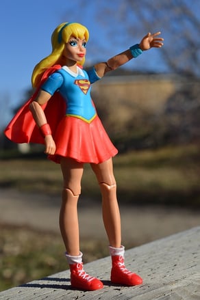 Super hero figurine