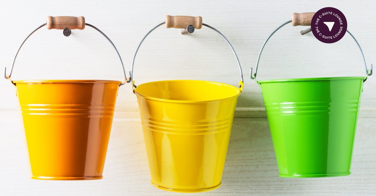Three buckets. 