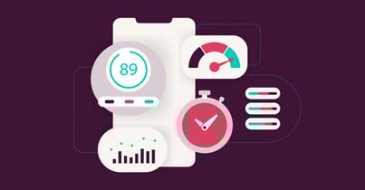 Mobile speed test infographic