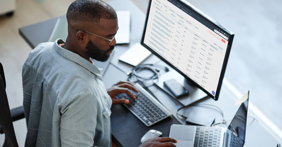 Image of a marketer using HubSpot's Marketing Hub