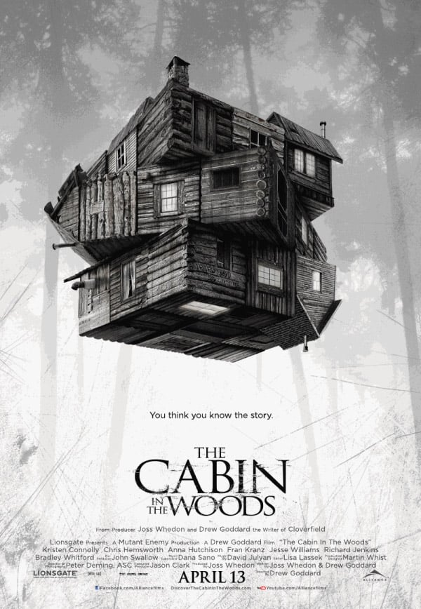 Cabin in the Woods poster resized 600
