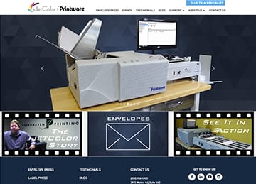 Old iJetColor by Printware Homepage