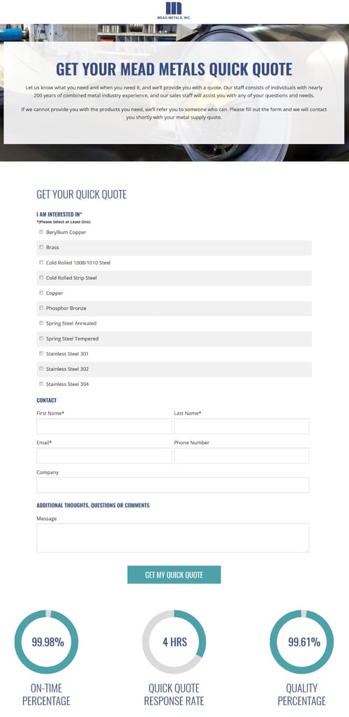 Optimize for Landing Page Conversion - The Perfect Landing Page Design