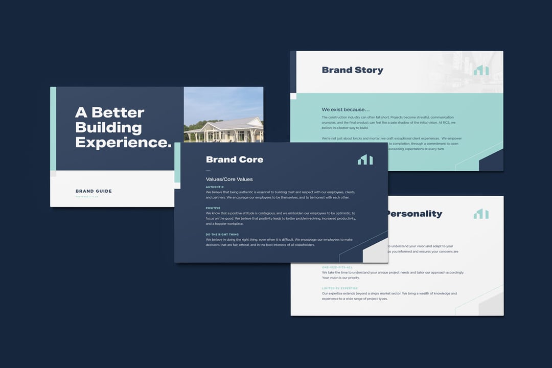 RCS brand guide pages