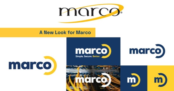 Evolution of the Marco logo