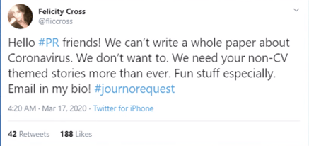 Journalist Tweet