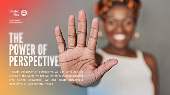 Power of perspective campaign for United Way.