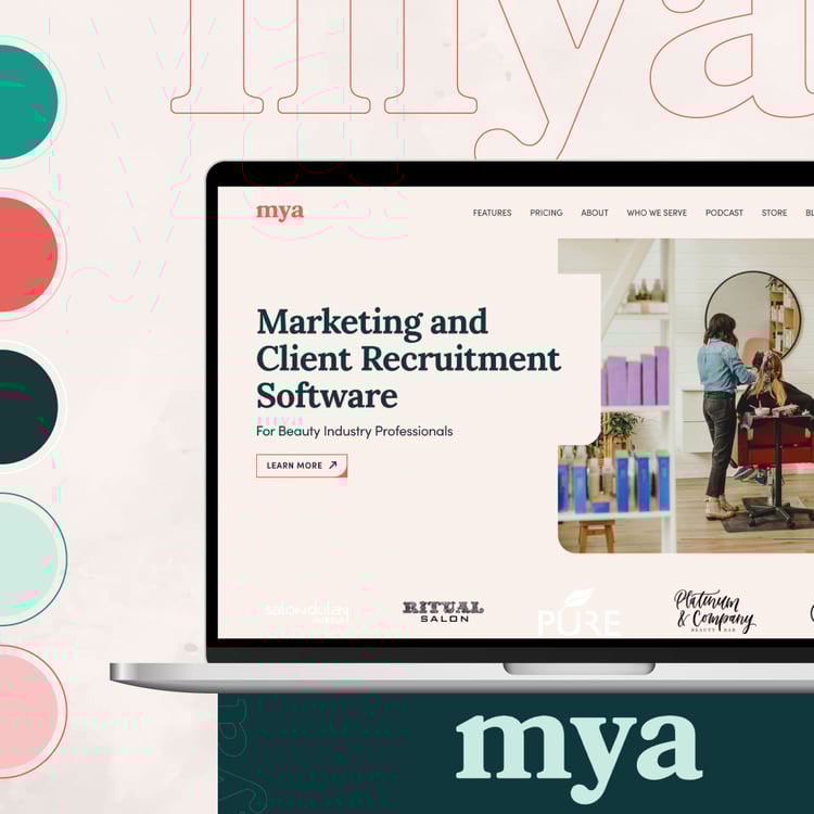 mya home page on computer screen.