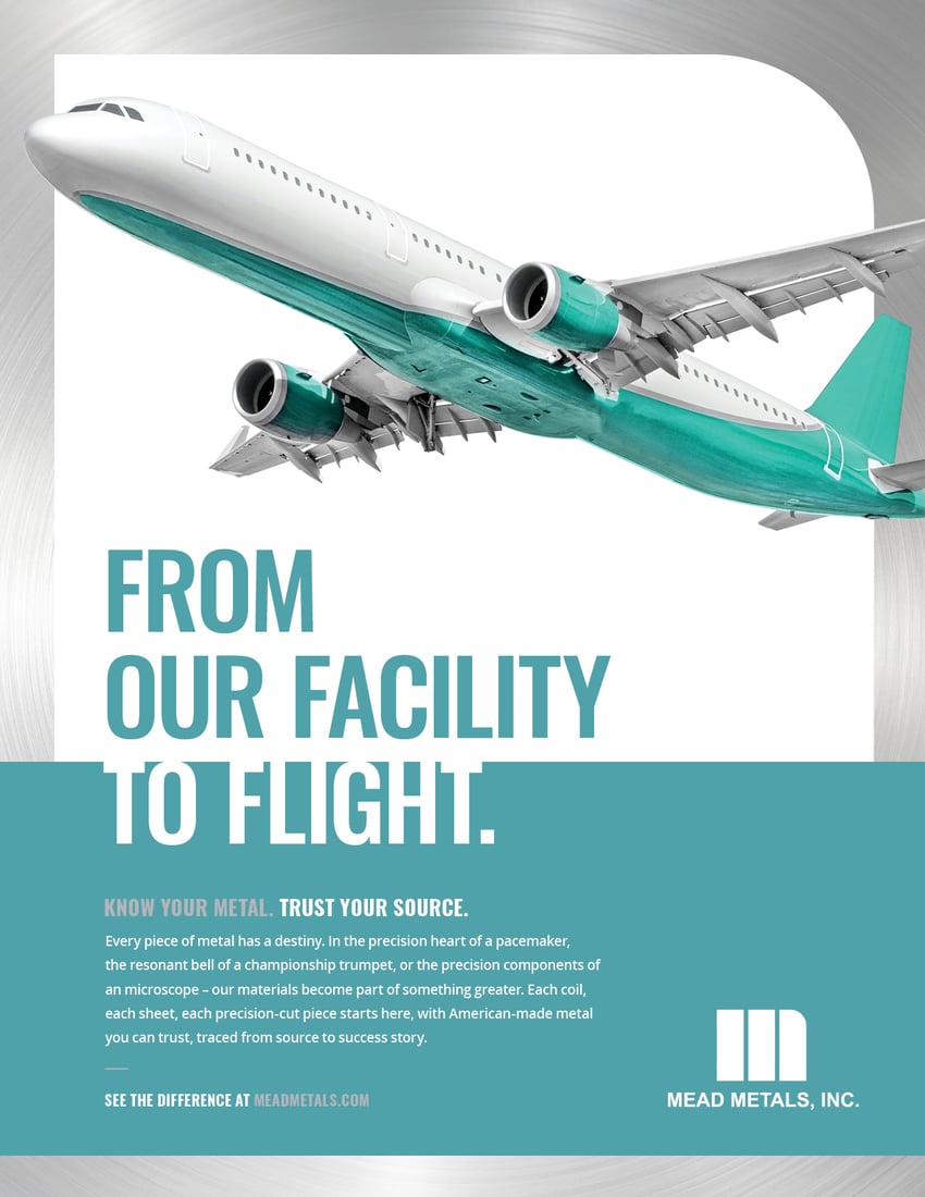 Flyer with large Airplane and