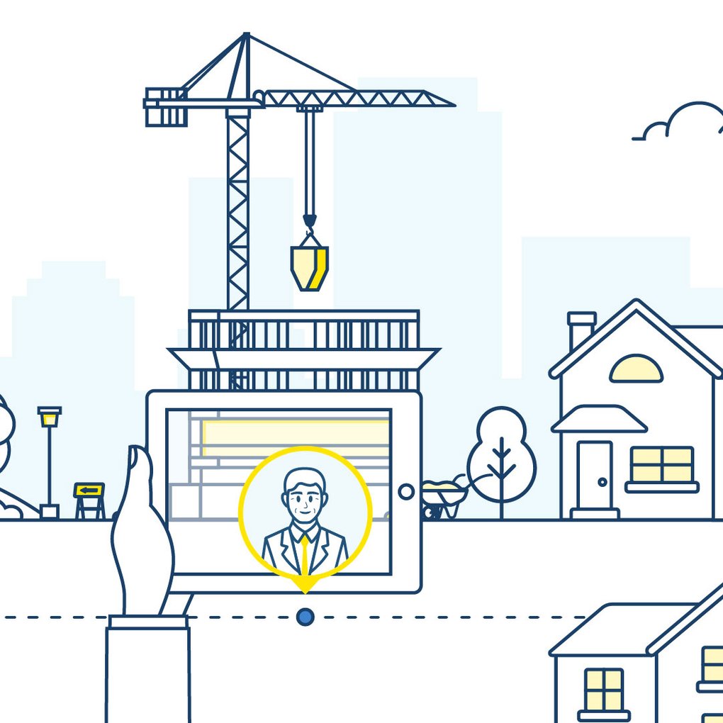 SAFEbuilt city manager illustration.