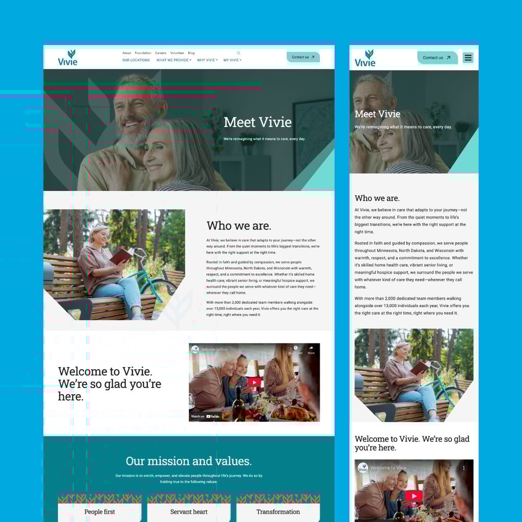 Vivie About Desktop and Mobile