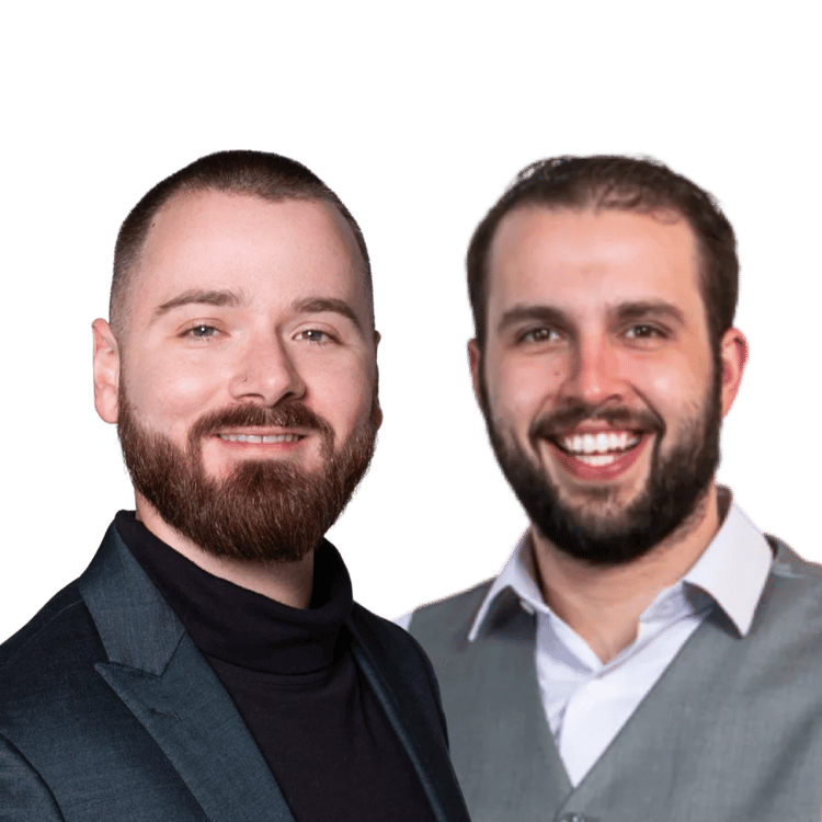 Dale and TJ headshots Vye Growth Partners.