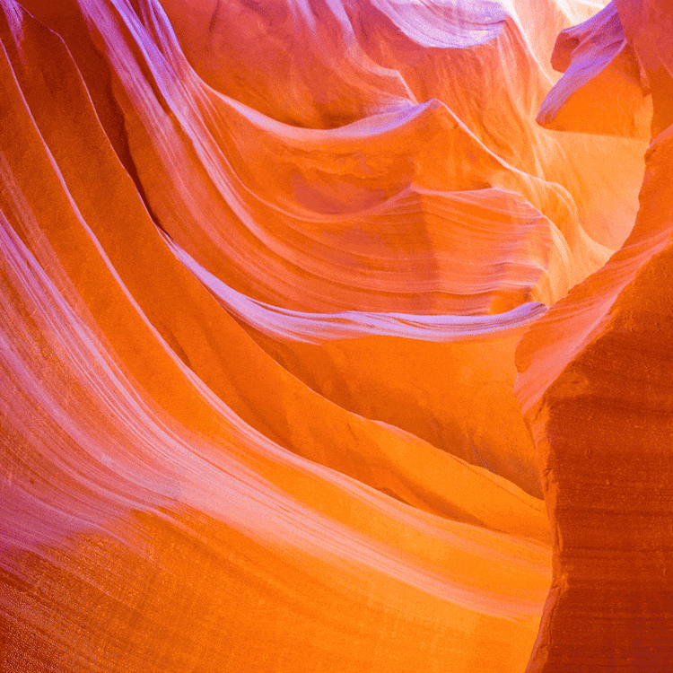 gif hubspot branding and vye branding against orange canyons.