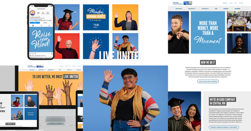 Collection of United Way marketing assets.